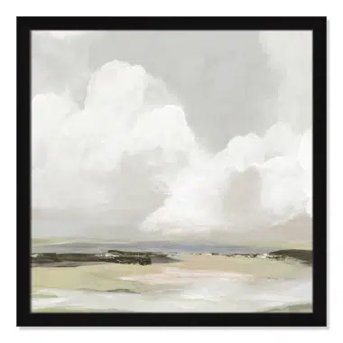 Soft Clouds - Single Picture Frame Painting | Wayfair North America