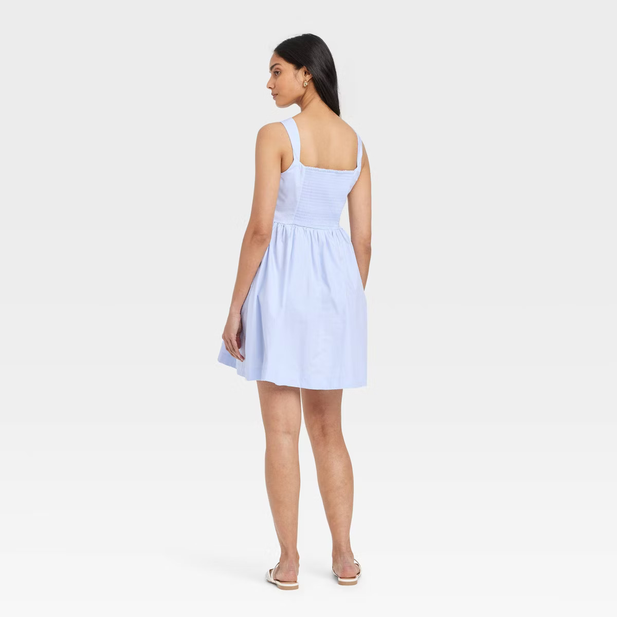 Women's Corset Mini Dress - A New Day™ Light Blue M | Target