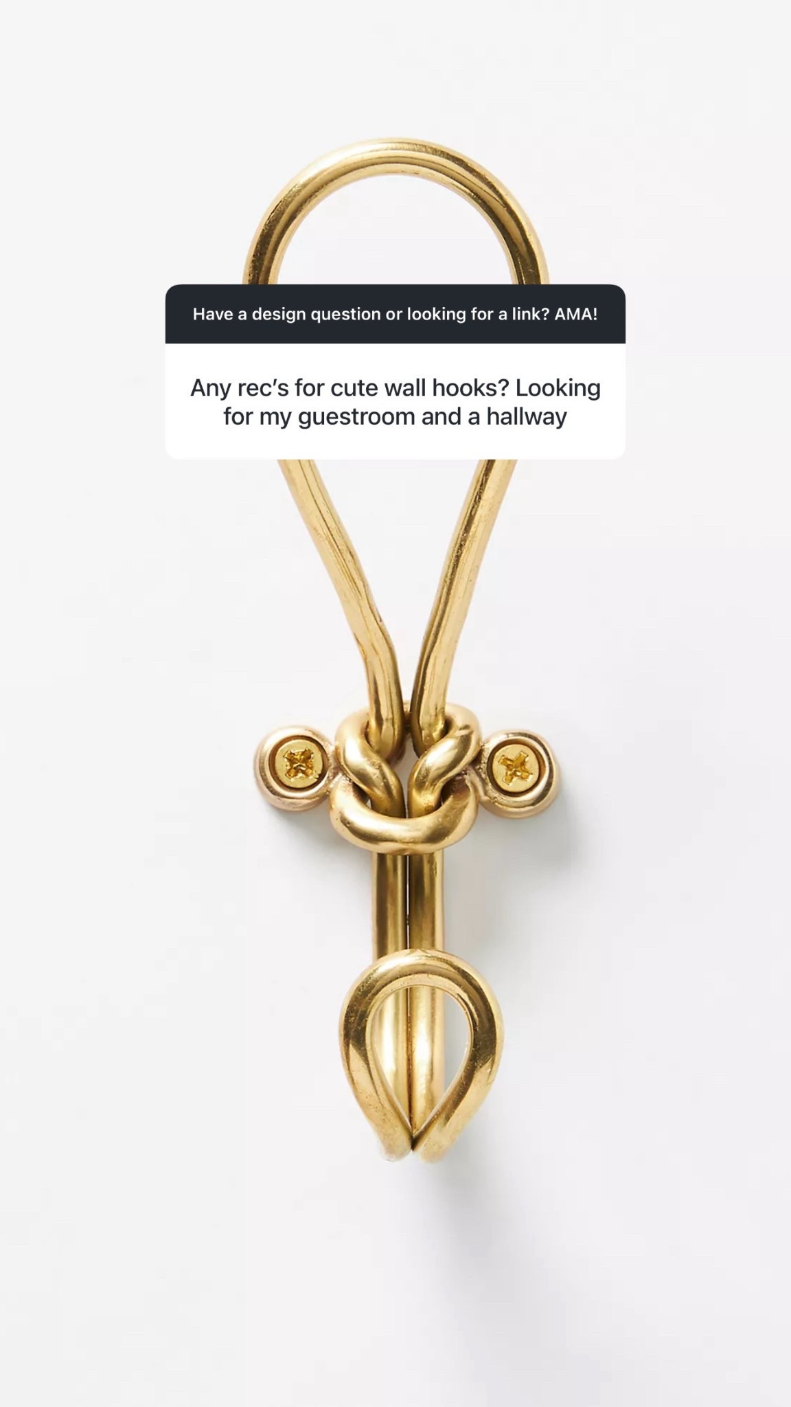 Love thus knotted brass wall hook to a mudroom, bathroom or bedroom! 



#LTKSeasonal #LTKdayinmylife #LTKHome
