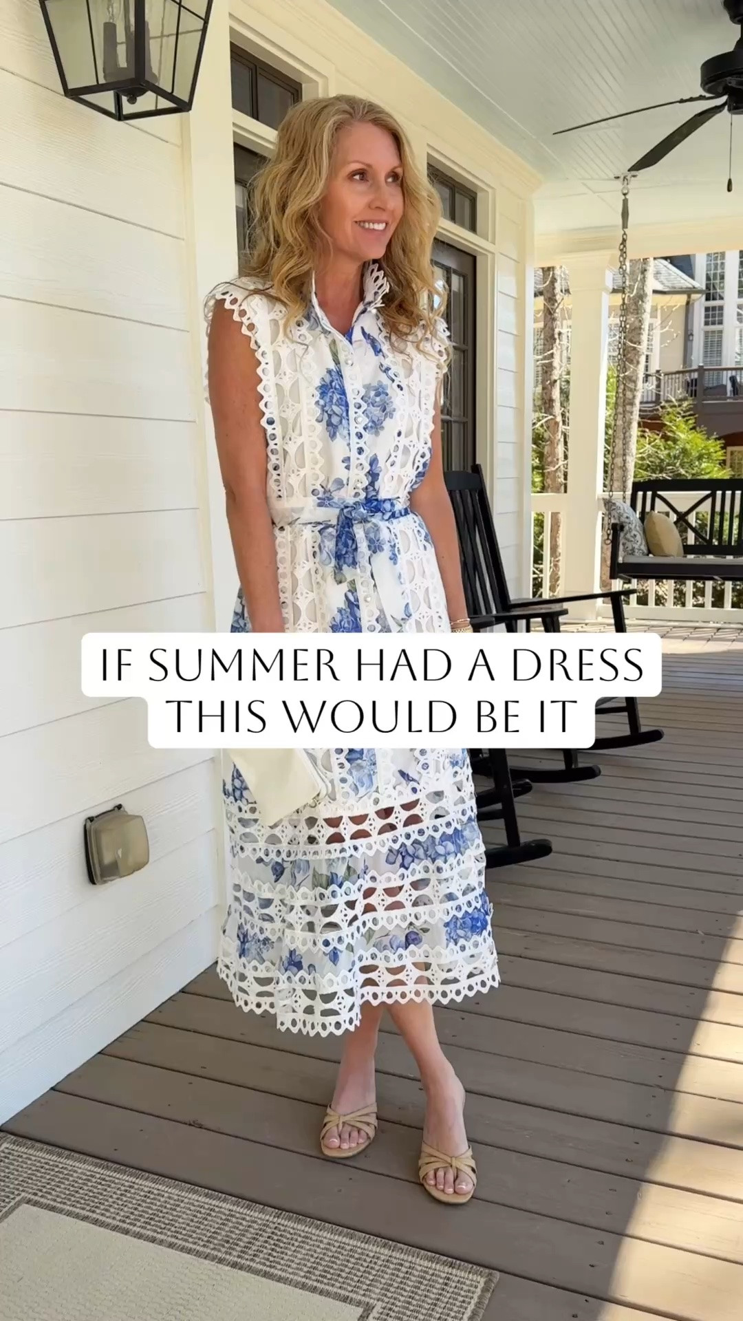 the perfect summer dress 🤍💙
wearing a small and it runs generous 

summer dress, effortless summer style, vacation outfit, colorful dress, feminine fashion, resort wear, brunch outfit, wedding guest dress, midi dress, summer fashion inspo, flattering dresses, vacation style, easy summer outfits

#summerdress #vacationstyle #summerfashion #dressseason #femininstyle #resortwear #midsizefashion #classicstyle #colorfulstyle #brunchoutfit

#LTKootd #LTKSeasonal #LTKWedding