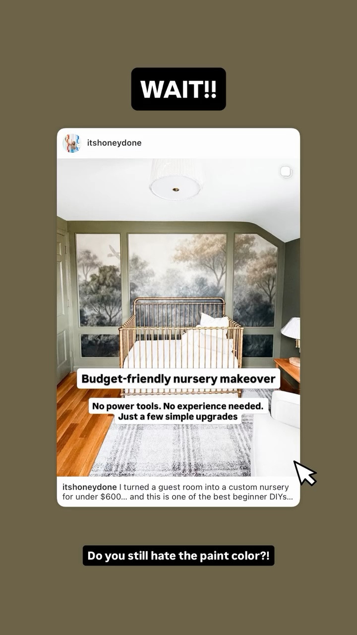 Do you still hate the paint color?! WAIT!!