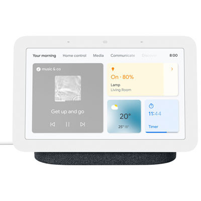 Google Nest Hub (2nd Gen) Smart Display with Google Assistant - Charcoal | Best Buy Canada