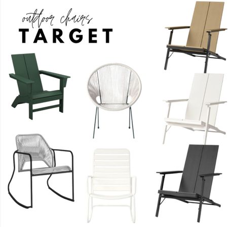 Target Outdoor Chairs!