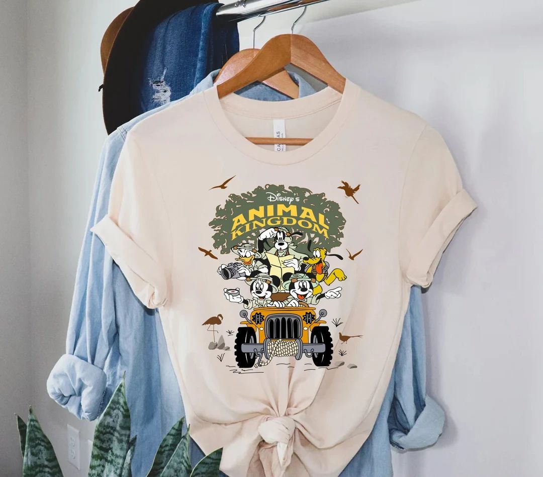 Disney Animal Kingdom Shirt, Disney Safari Mode Shirt, Disney Family Vacation Shirt, Disney Let's... | Etsy (US)