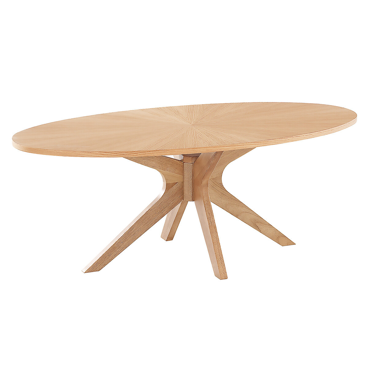 Starburst Design Oak Coffee Table | La Redoute (UK)
