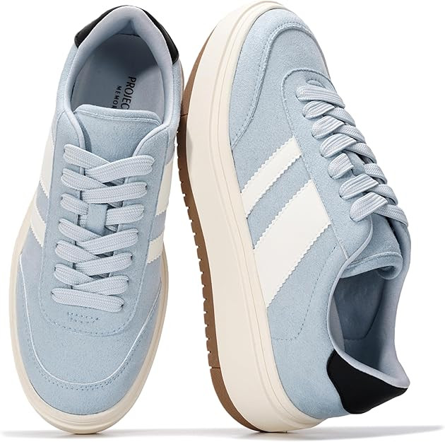 Project Cloud Platform Sneakers for Women - Lightweight Memory Foam Insole Womens Sneakers - Non-... | Amazon (US)
