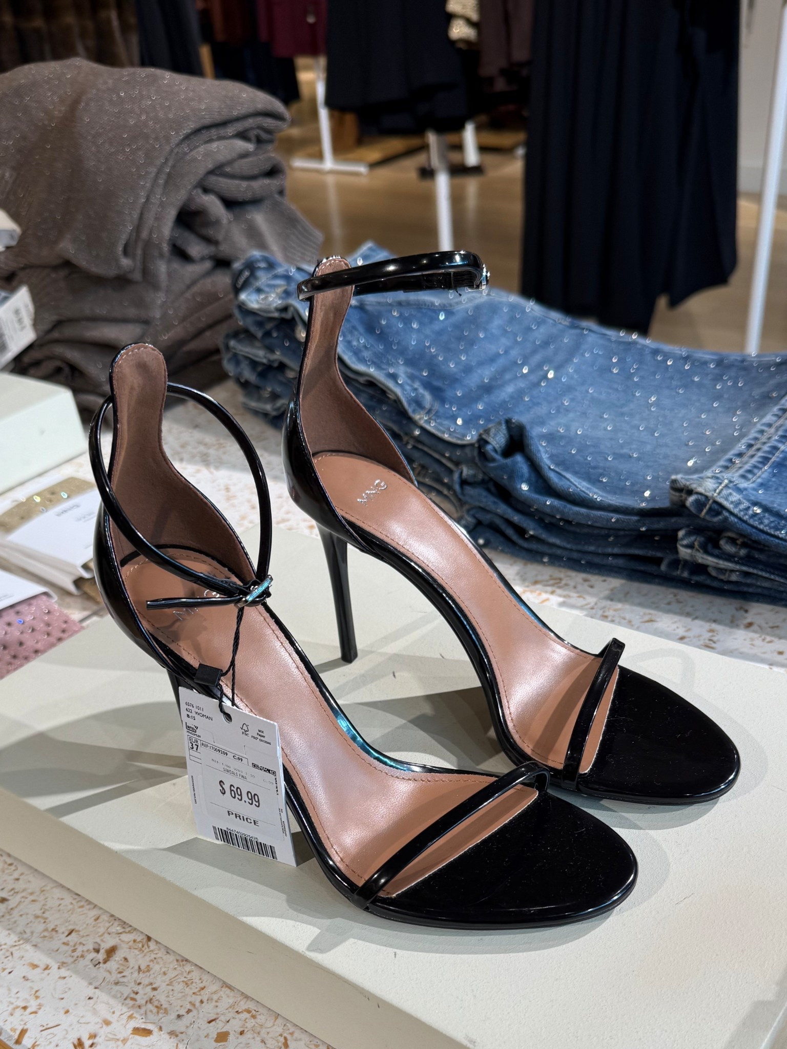 Love these cute heels from Mango! Strappy black classic heel! 

#LTKOver40 #LTKFindsUnder100 #LTKSaleAlert