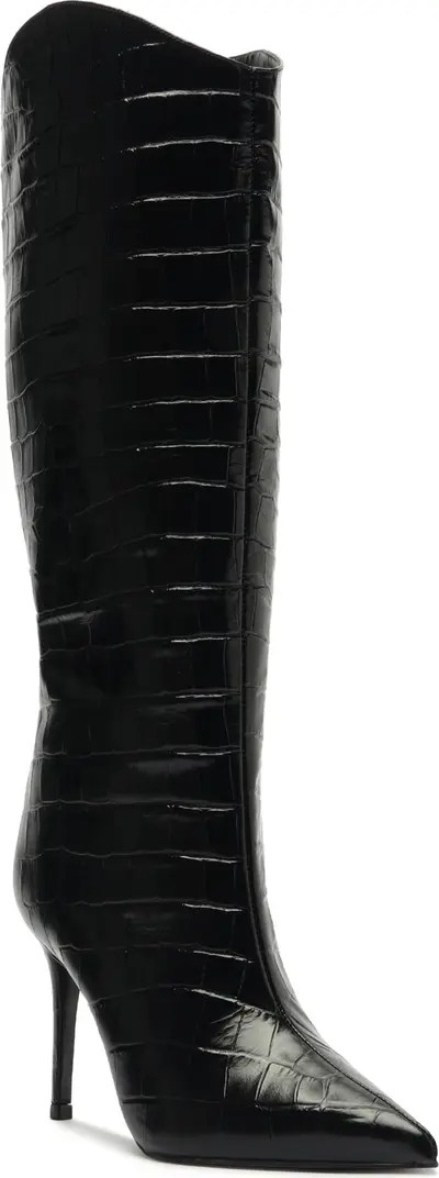 Schutz Maryana Pointed Toe Knee High Boot (Women) | Nordstrom | Nordstrom