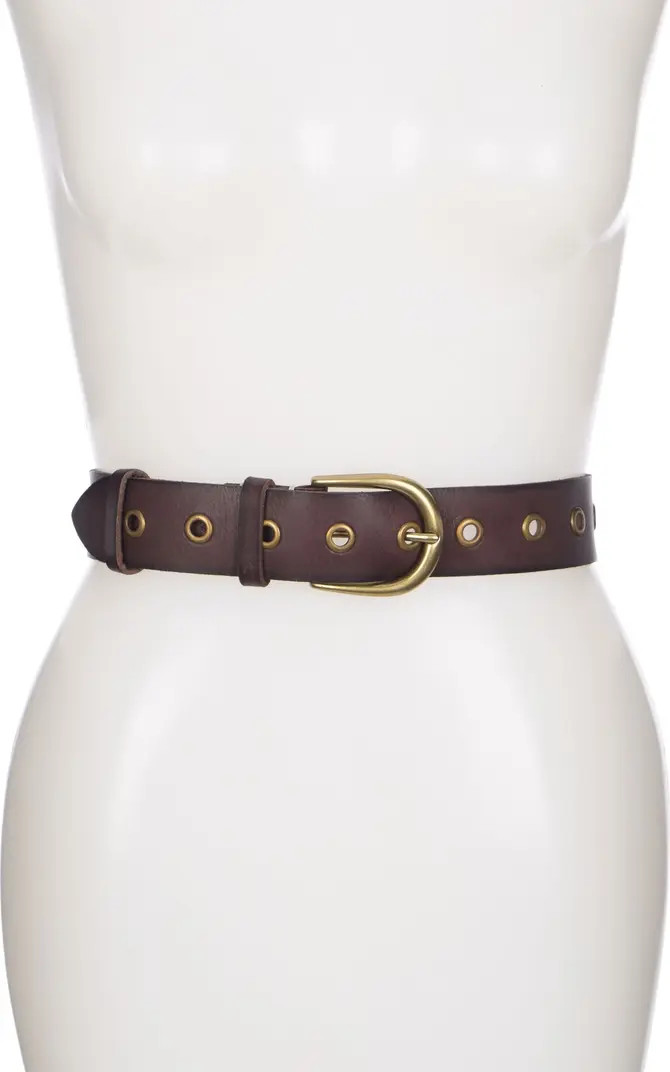 Grommet Leather Belt | Nordstrom Rack