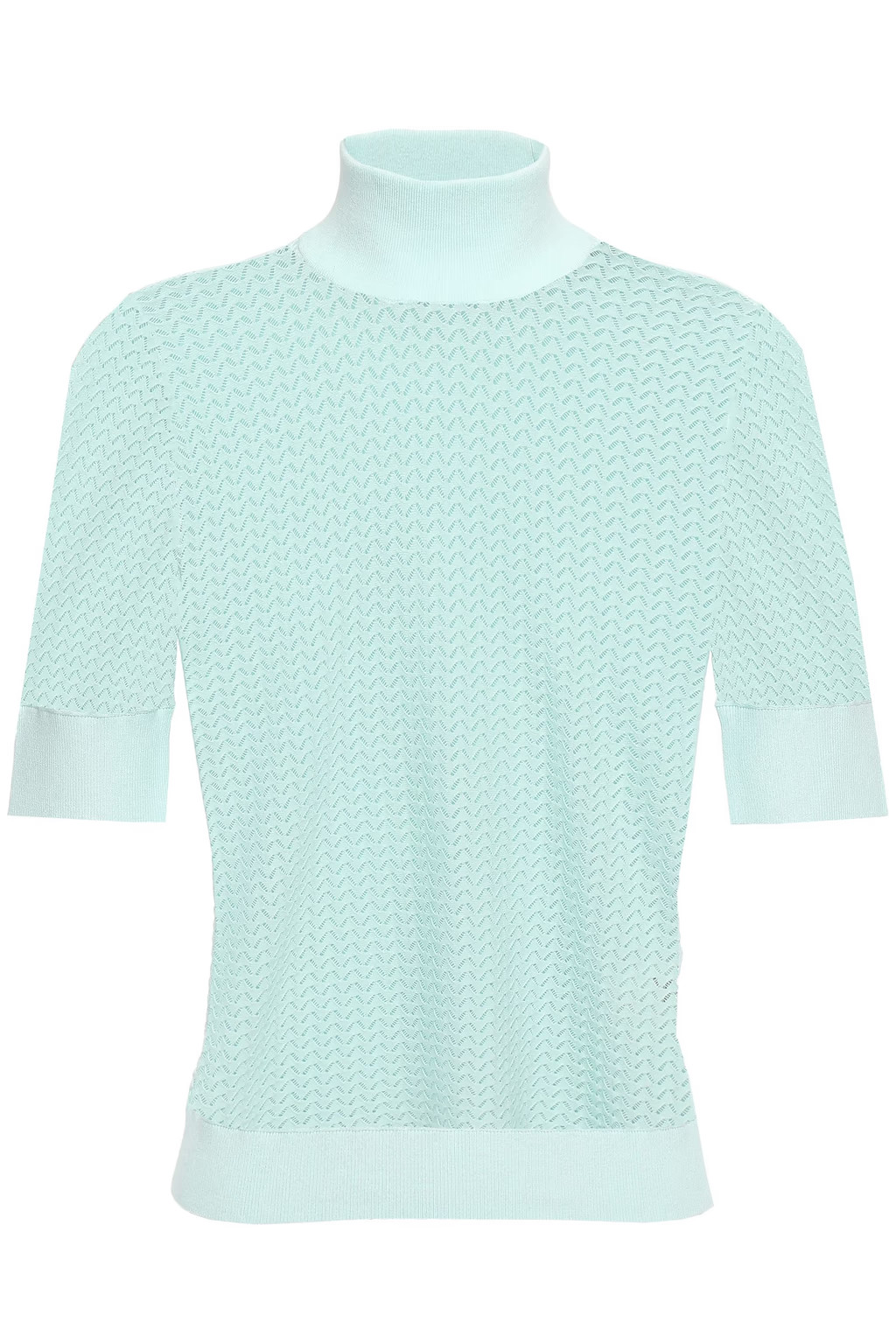 ALICE + OLIVIACrochet-knit turtleneck top | The Outnet (UK and Europe)