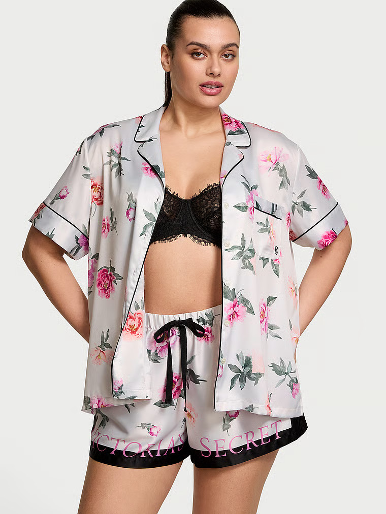 Glazed Satin Short Pajama Set | Victoria's Secret (US / CA )