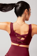 Corset Bra - Crimson | POPFLEX