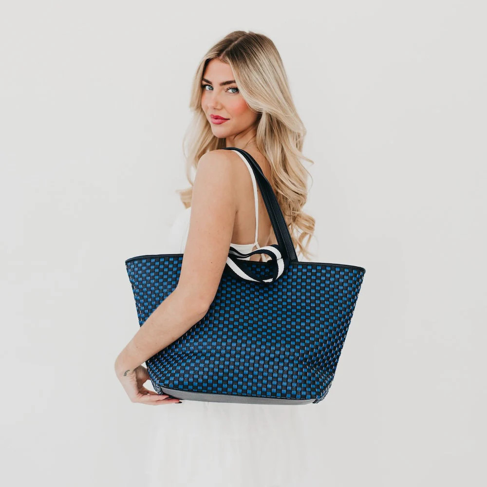 Woven Tiffany Organizer Tote Bag | Pretty Simple