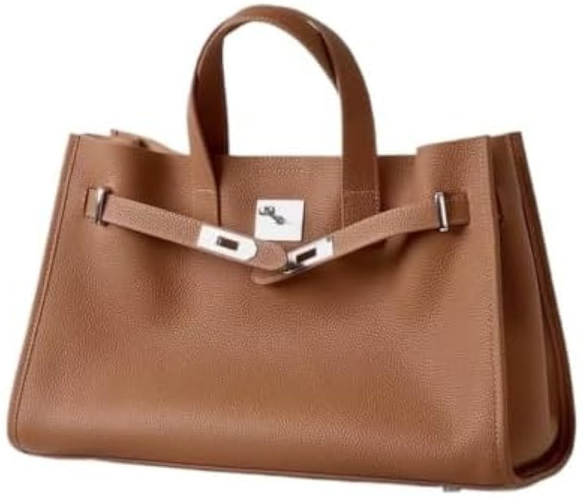 Leather Totes Handbag Shoulder Bag Sling Hobo Commuter Crossbody Bag Large Capacity Locker Versat... | Amazon (US)