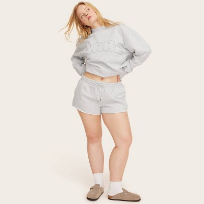 Women's Mid-Rise Pull-On Sweatshorts - Parke x Target Heather Gray XXL | Target