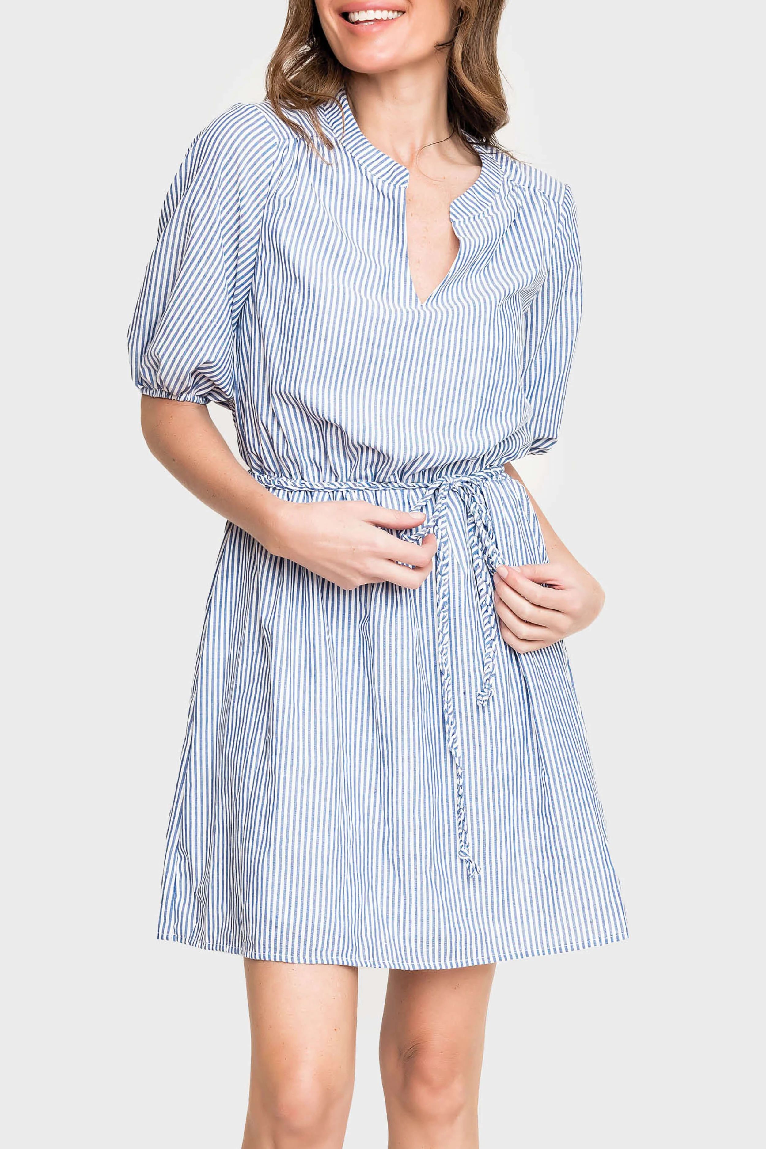 Day Trip Dress With Braided Belt | Gibson