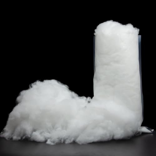 Christmas Fake Snow Decor, Fiber Artificial Snow Cotton Snow Fluffy Indoor Decoration, Flame Resistant Snow Blankets for Winter Mantle Village, Nativity, Christmas Decoration | Amazon (US)