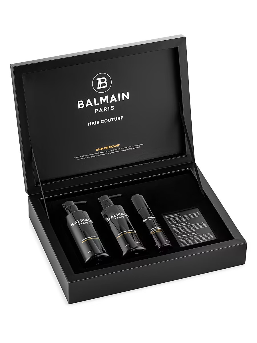 Men's Homme 3-Piece Shampoo, Conditioner, & Activating Scalp Treatment Gift Set | Saks Fifth Avenue
