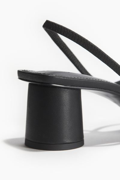 Strappy Heeled Sandals - High heel - Black - Ladies | H&M CA | H&M (US + CA)