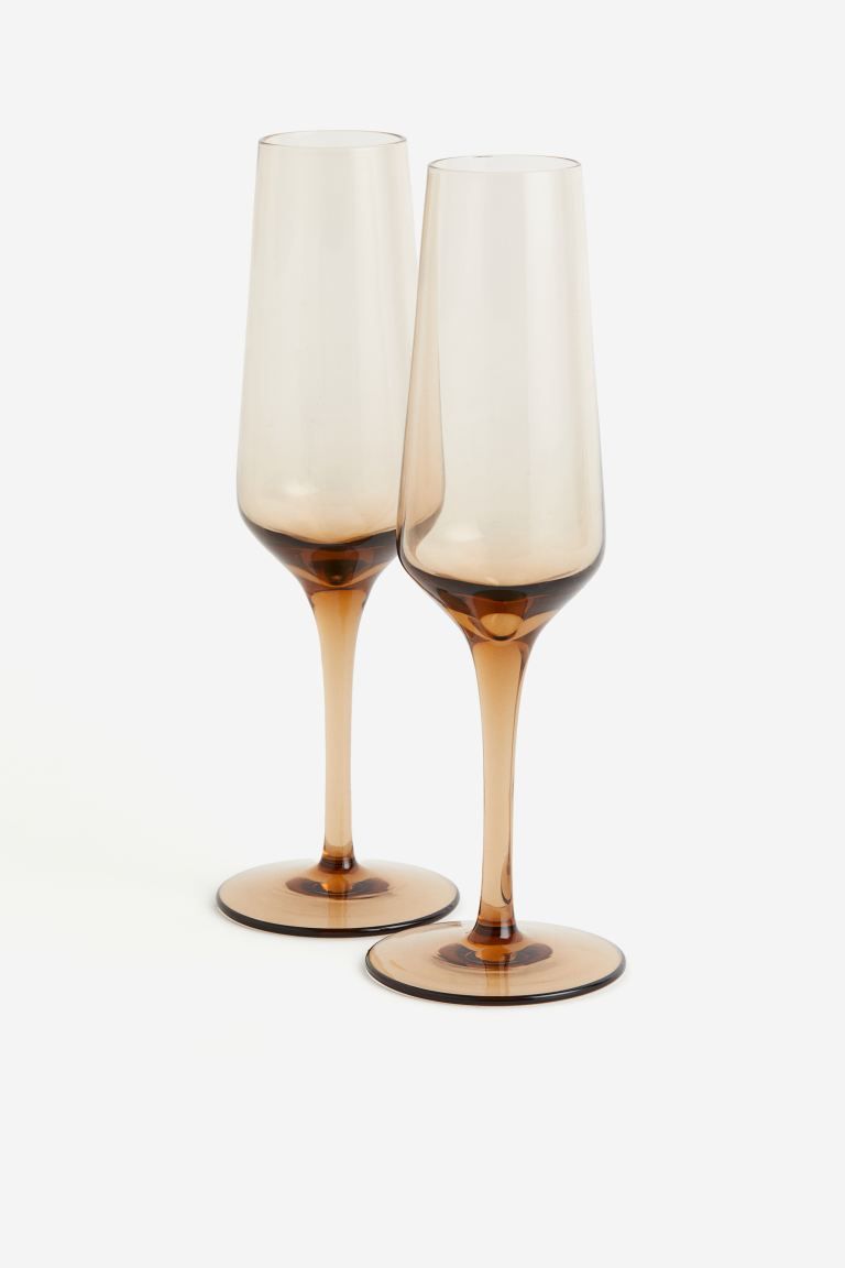 2-pack Champagne Flutes | H&M (US + CA)