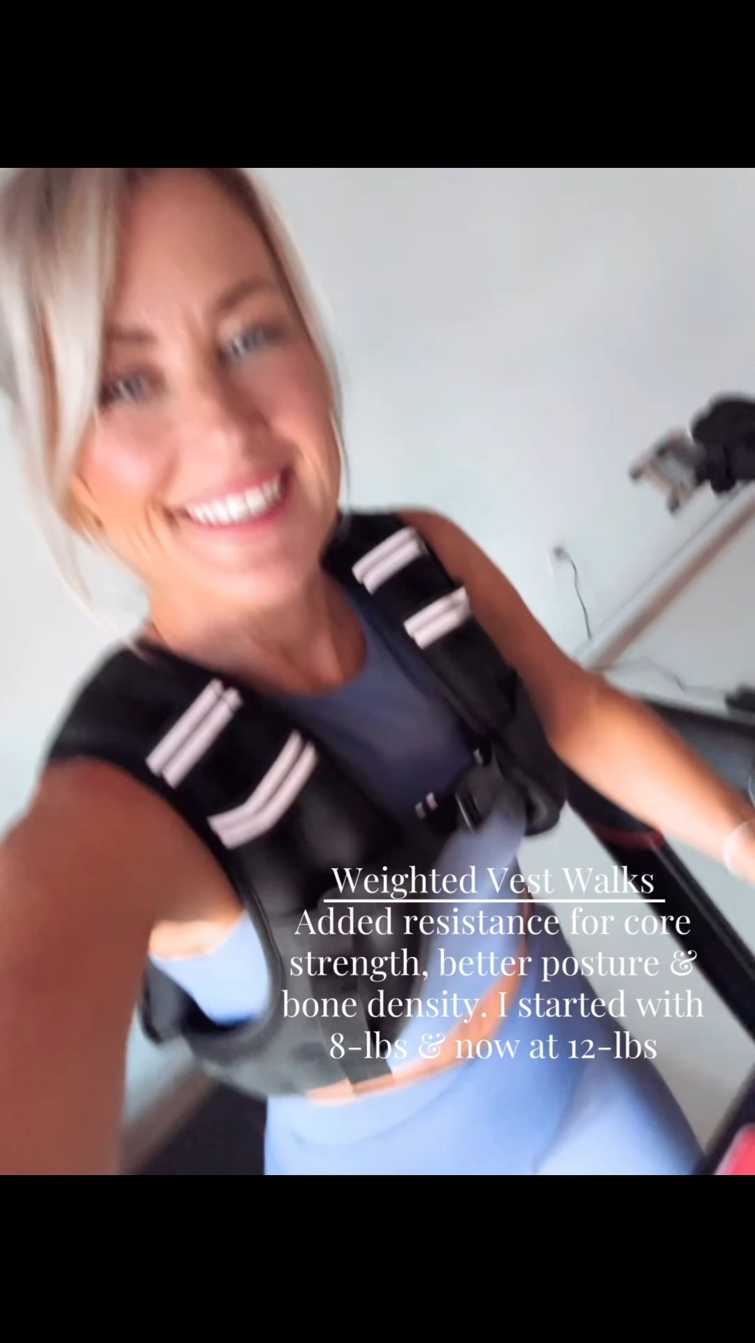 What’s working in my 50s | Hi Sugarplum!

This weighted vest has seriously leveled up my workouts! I’m using the 12lb vest. 

#LTKOver40 #LTKfitnessgoals #LTKActive