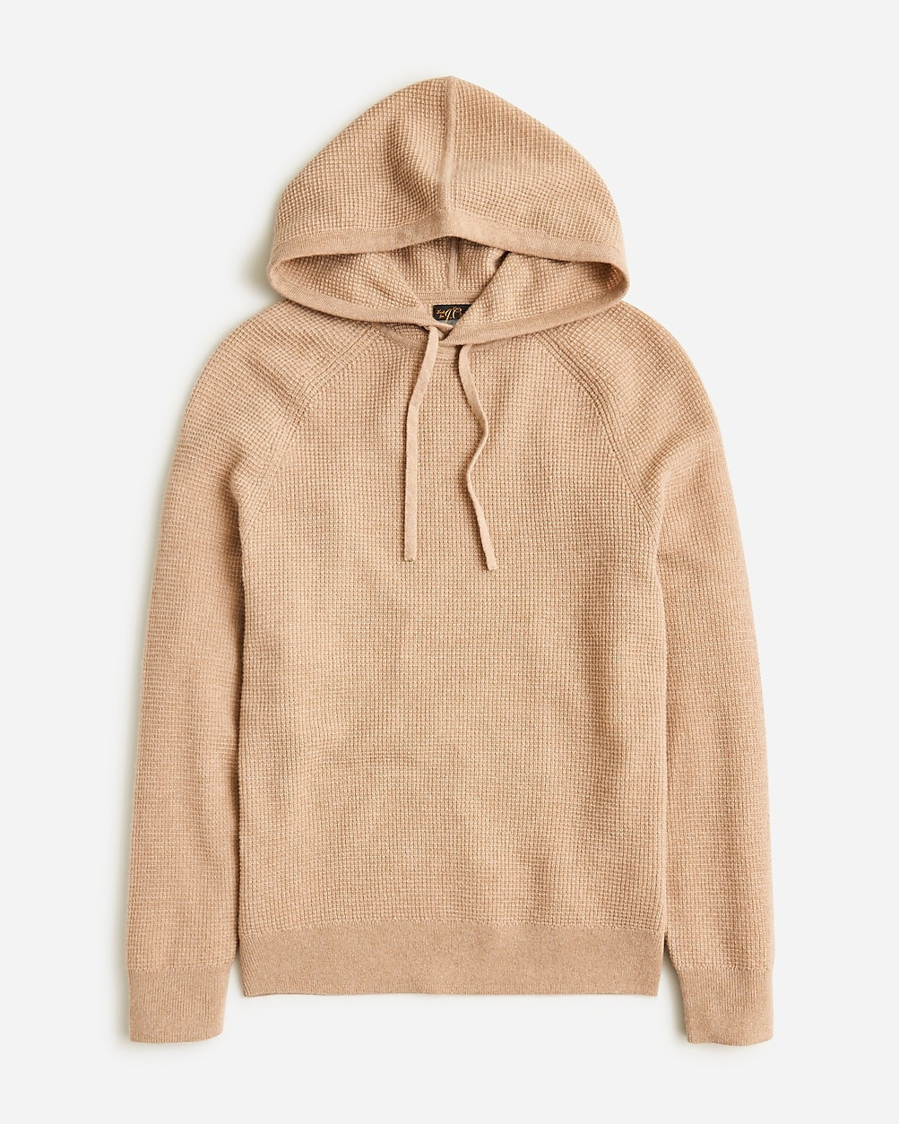 Cashmere waffle hooded sweater | J. Crew US