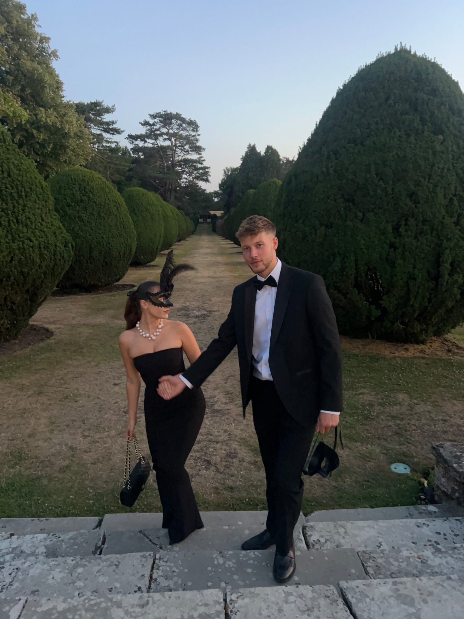 Black maxi dress for a masquerade ball so perfect and so figure hugging 

#LTKuk #LTKwedding #LTKsummer