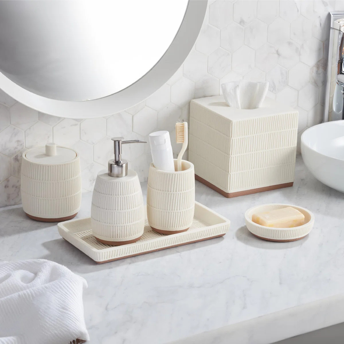 Santa Fe 7 pc bathroom accessory set | Wayfair North America