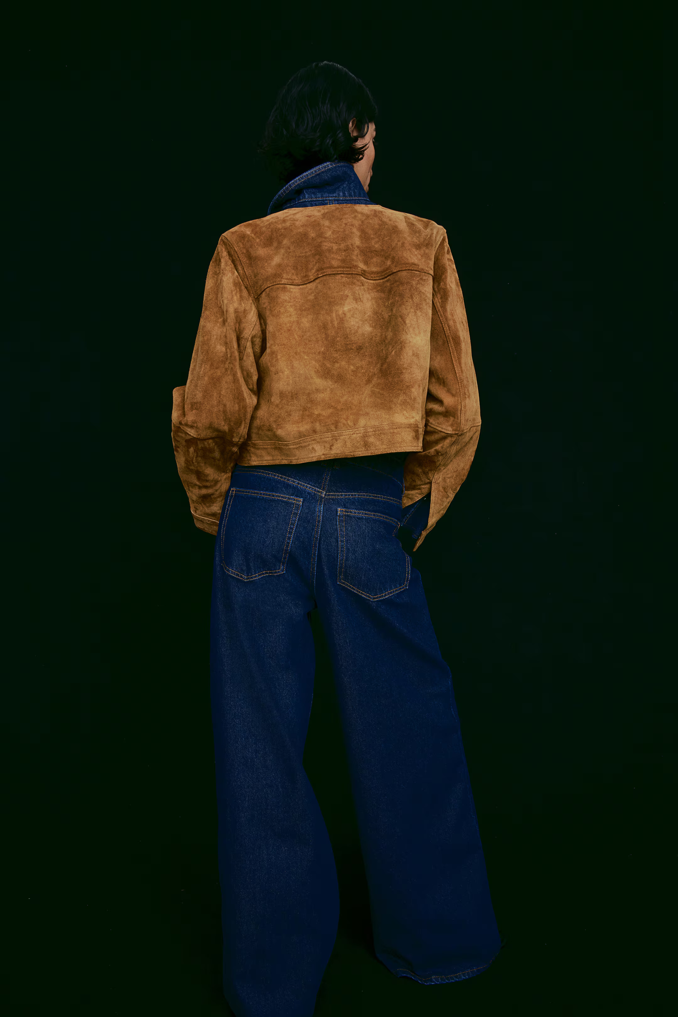 Wide jeans - Dark denim blue - Ladies | H&M GB | H&M (UK, MY, IN, SG, PH, TW, HK)