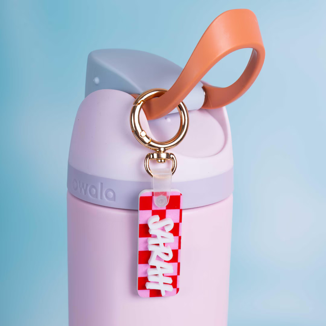 Mini Keychain, Custom Key Chain, Owala Accessories, Water Bottle Tag, Personalized Gift for Daugh... | Etsy (US)