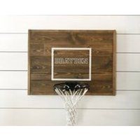 Rustic basketball goal, personalized basketball goal, basketball hoop, wood, brown basketball goal, wood backboard | Etsy (US)