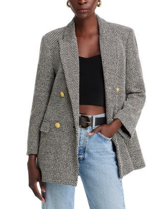 L'AGENCE Riva Knit Double Breasted Blazer  | Bloomingdale's Women | Bloomingdale's (US)