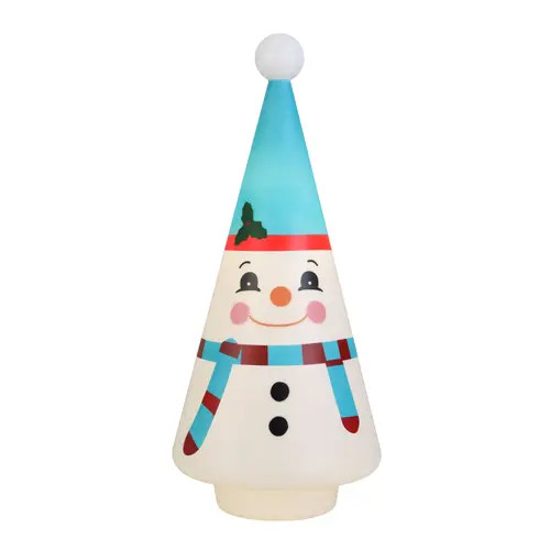 Mr. Christmas 24 in. Blow Mold Cone Character Tree - Snowman in Multicolored at Nordstrom, Size Medium/large | Nordstrom