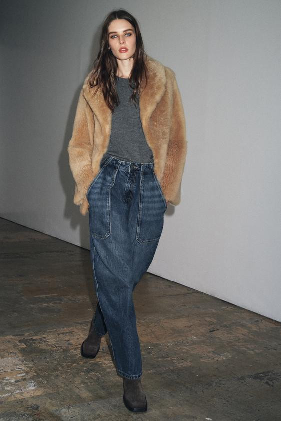 ZW COLLECTION BALLOON JEANS | Zara US