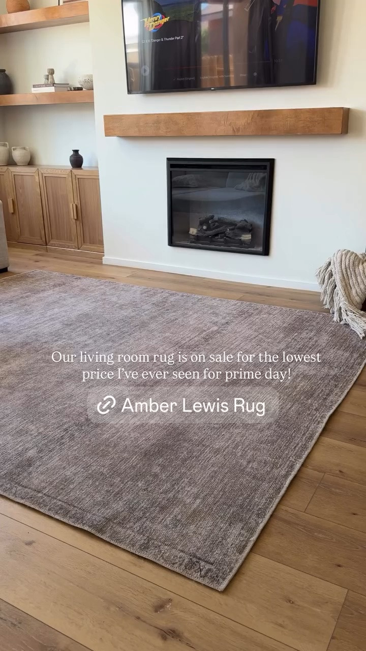 Our living room rug is on sale for the lowest price I’ve ever seen for prime day!