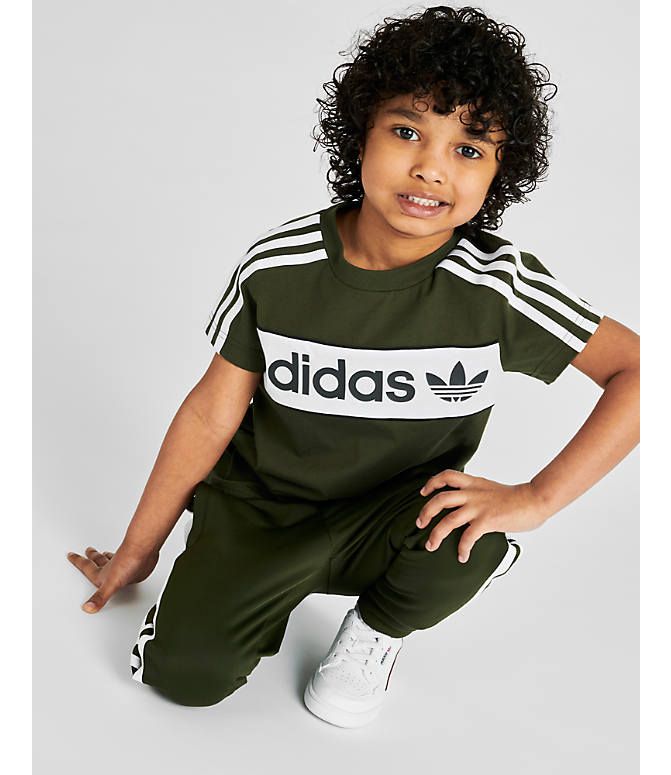 Toddler and Little Kids' adidas Originals LIN T-Shirt | Finish Line (US)