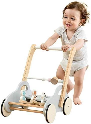 labebe Push Walker Stroller Toys ,Pull Wagon for Kid,Gray Animal-Push Toy for Toddler, sit to Sta... | Amazon (US)