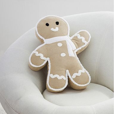 Gingerbread Man Pillow | Pottery Barn Teen