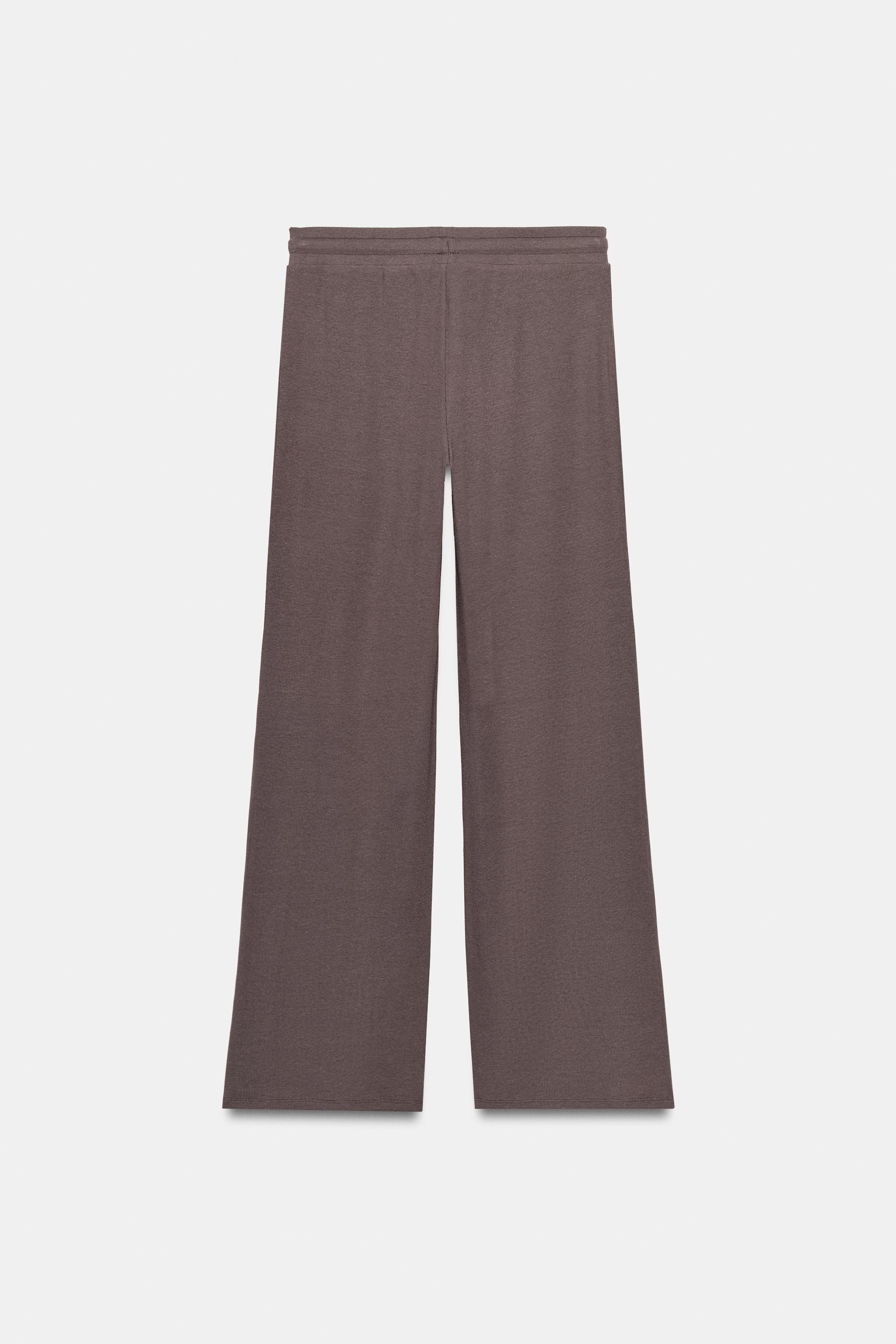 GERADE GERIPPTE HOSE | Zara DE