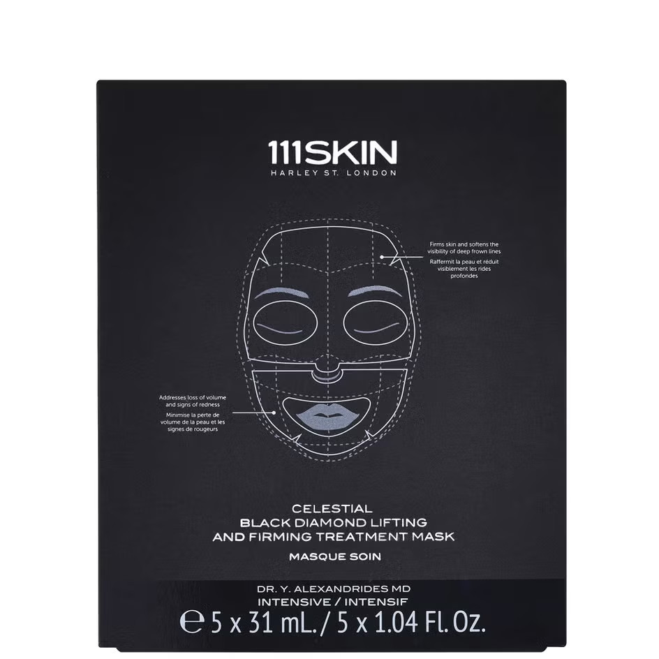 111SKIN Celestial Black Diamond Lifting and Firming Treatment Mask Face Single 31ml | Cult Beauty