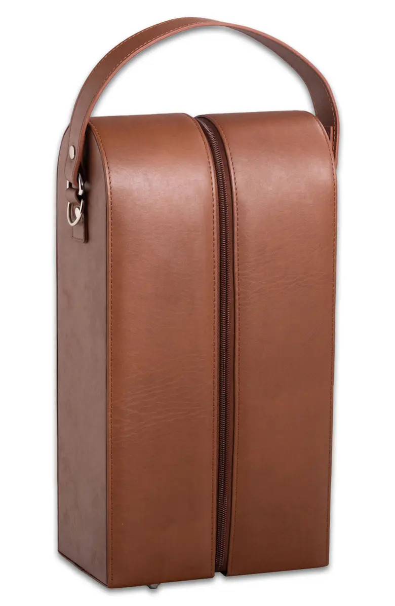 Vino Leather Wine Caddy & Corkscrew Set | Nordstrom