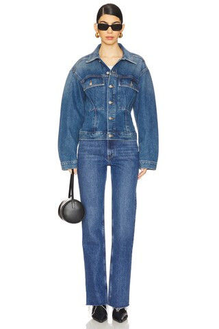 AGOLDE Zyla Cinch Jacket in Cascade from Revolve.com | Revolve Clothing (Global)