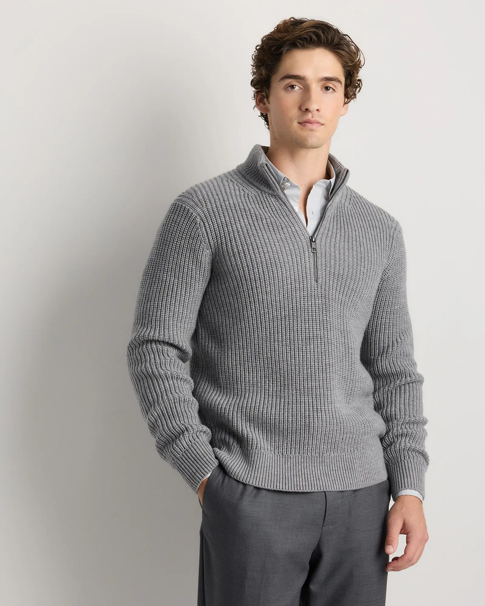 Australian Merino Wool Half Zip Sweater | Quince