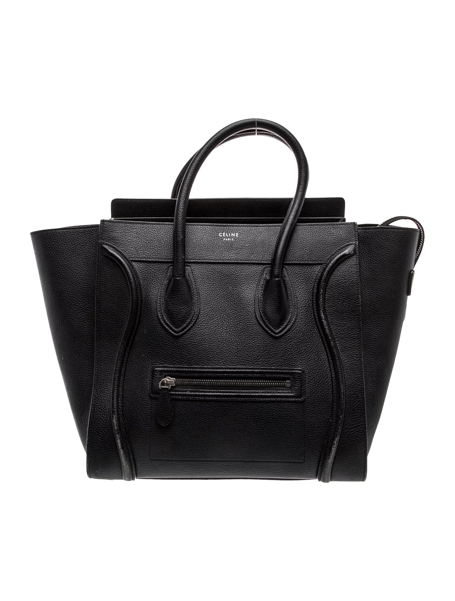 Celine Leather Luggage Mini | The RealReal