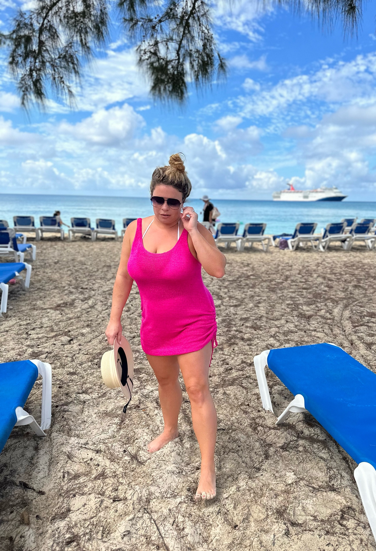 My cruise outfit for our beach day at Princess Cays.

High waisted bikini
Mesh swim cover
Crochet swim cover
Pink swim cover up
Midsize swim 
Midsize swim cover
Midsize fashion 
Midsize style
Midsize outfit
Bahamas outfit
Bahamas style 
Bahamas fashion 

#LTKstyletip #LTKfindsunder50 #LTKmidsize