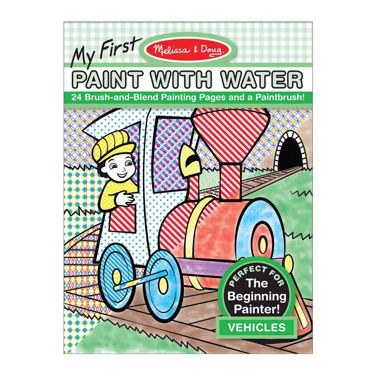 Melissa & Doug 24 Page My First Paint with Water Coloring Book - Vehicles | Target