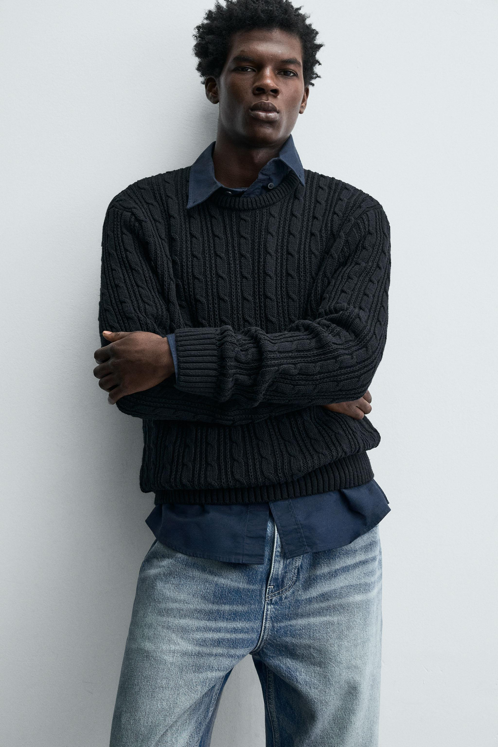 TEXTURED WOVEN SWEATER | Zara US