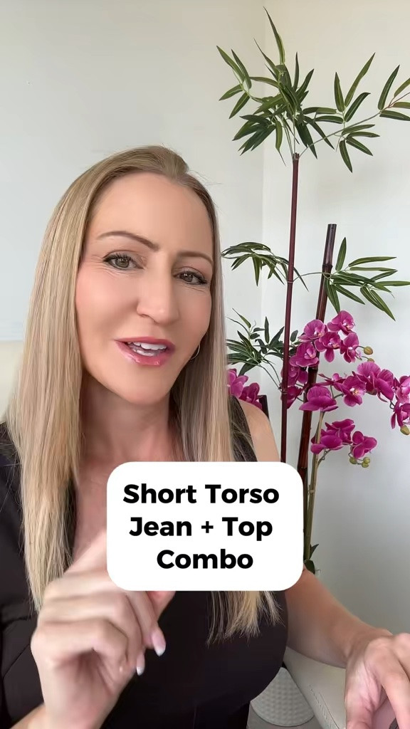 The jean + top combinations that usually flatter a shorter torso best ✨ Balanced rises, softer drape, elongated details, and cleaner vertical lines make a huge difference in proportions. Shop similar pieces in my LTK. 🤍

#LTKgrwm