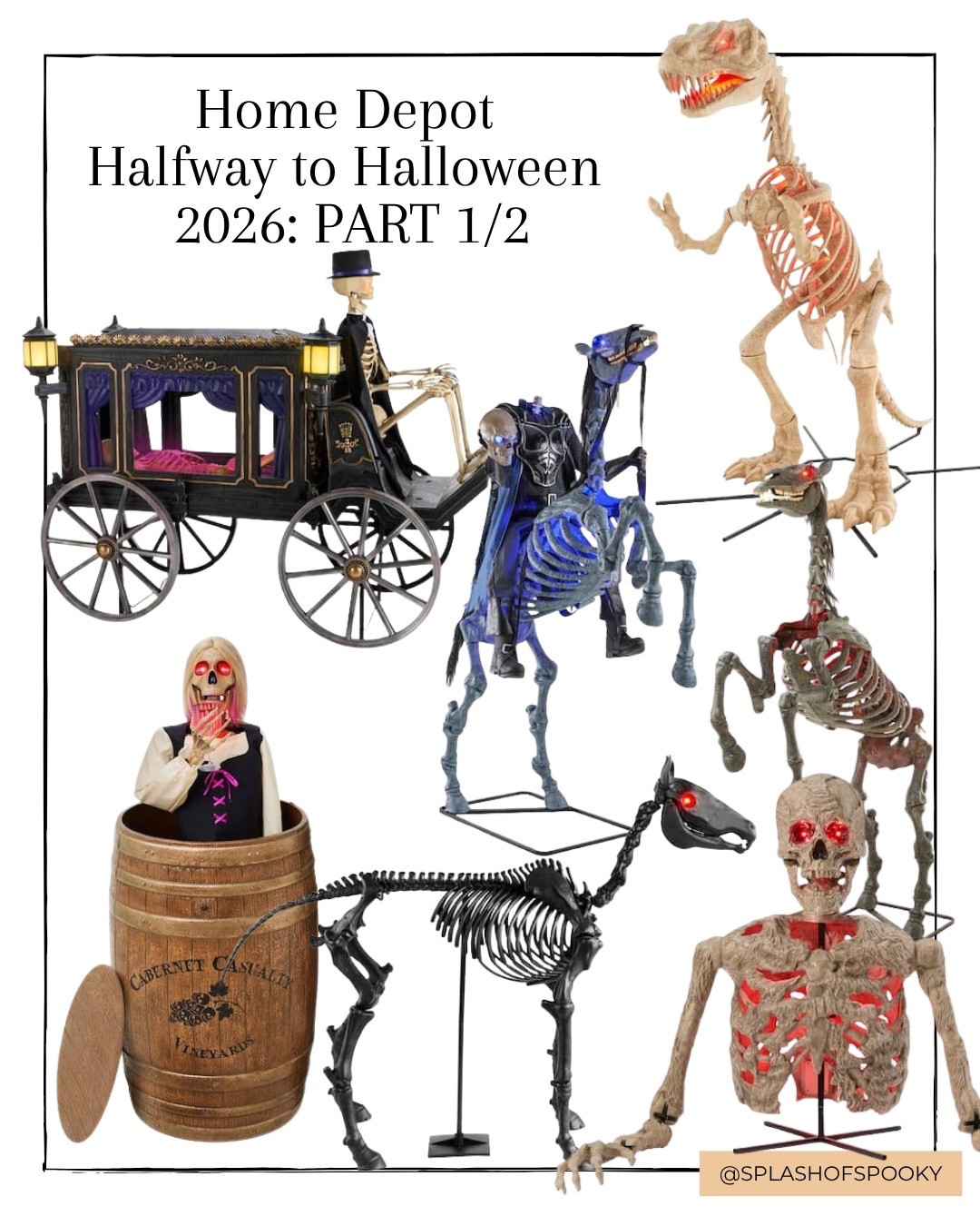 It's HALFWAY TO HALLOWEEN at Home Depot.

It may only be spring but the home gardening and decor giant just gave spooky fans exactly what they wanted. Some spooky favorites are back like Lethal Lilly and the giant Hearse. But there are some new ones like the Pumpkin Vine Creature and the super cool T-Rex Skelly! 

#LTKSaleAlert #LTKHome #LTKSeasonal