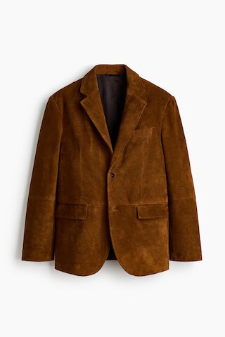 H & M - Relaxed Fit Suede jacket - Beige | H&M (UK, MY, IN, SG, PH, TW, HK)